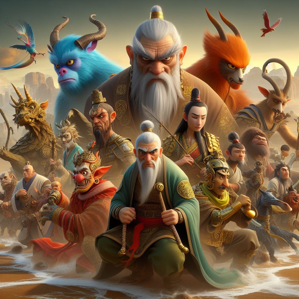 Os Personagens Inesquecíveis do Journey to the West: Conheça os Heróis da Jornada